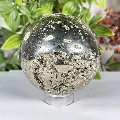 Polished Pyrite Sphere - Gem Avenue Retail