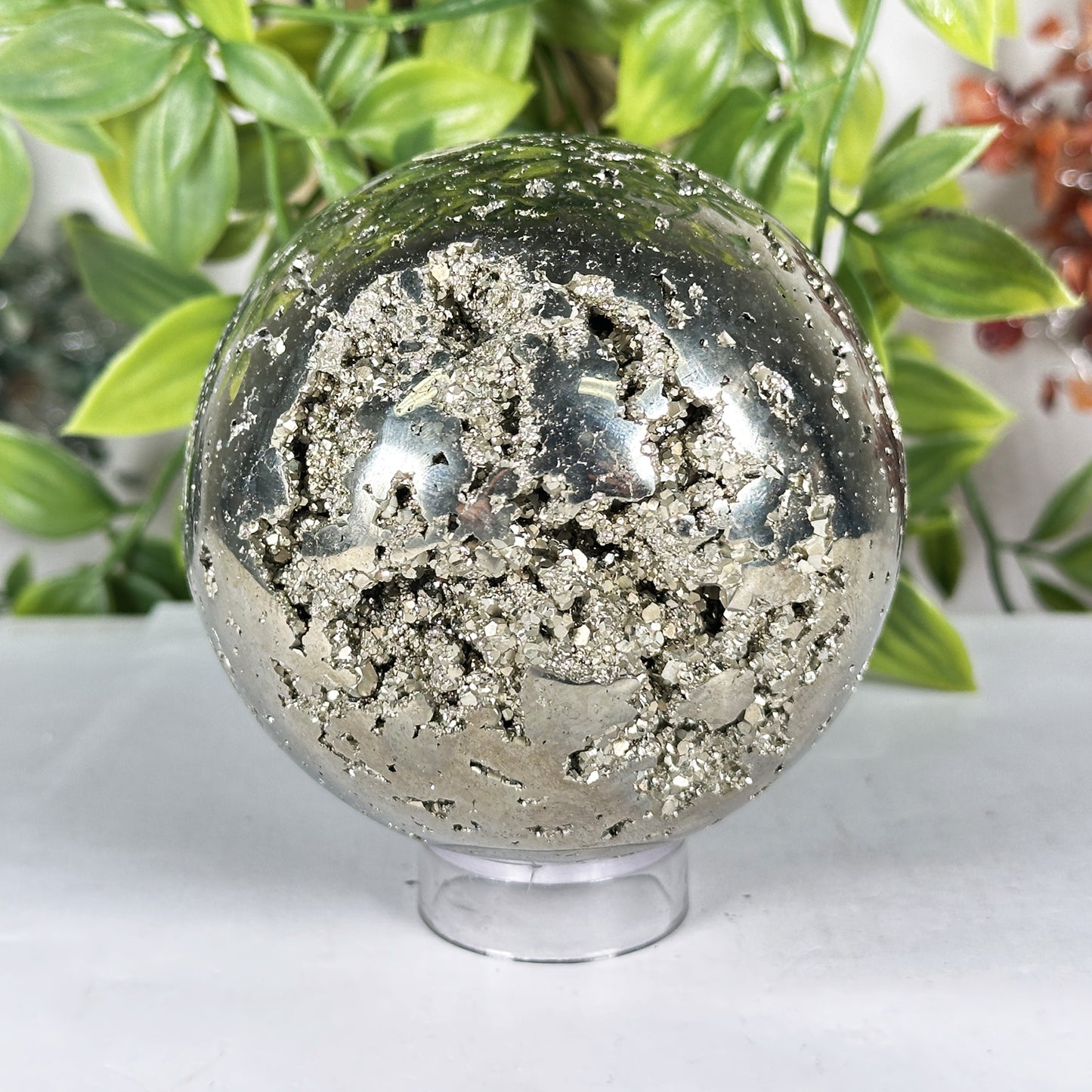 Polished Pyrite Sphere - Gem Avenue Retail
