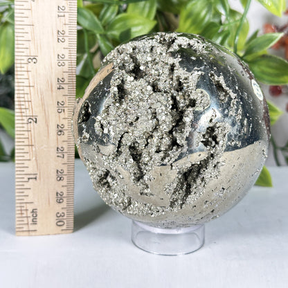 Polished Pyrite Sphere - Gem Avenue Retail