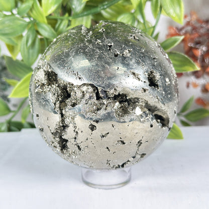 Polished Pyrite Sphere - Gem Avenue Retail
