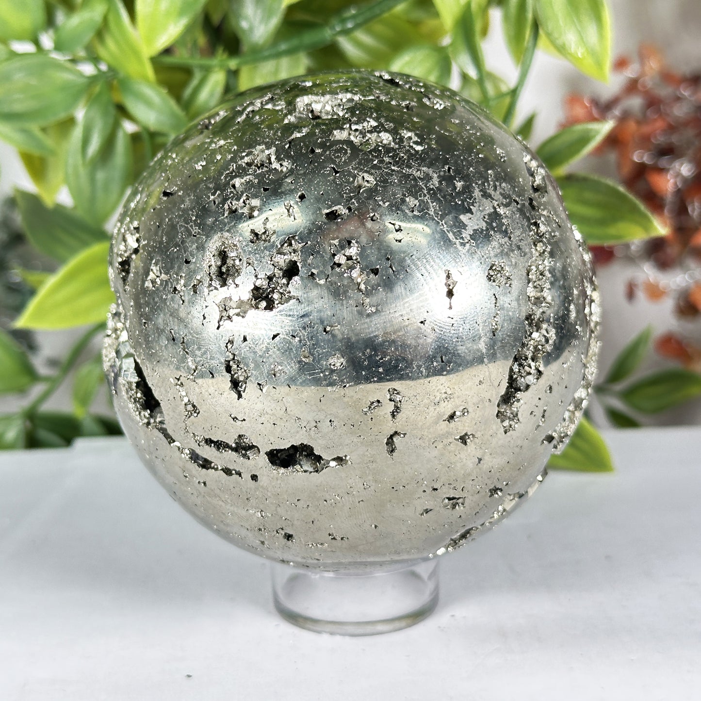 Polished Pyrite Sphere - Gem Avenue Retail