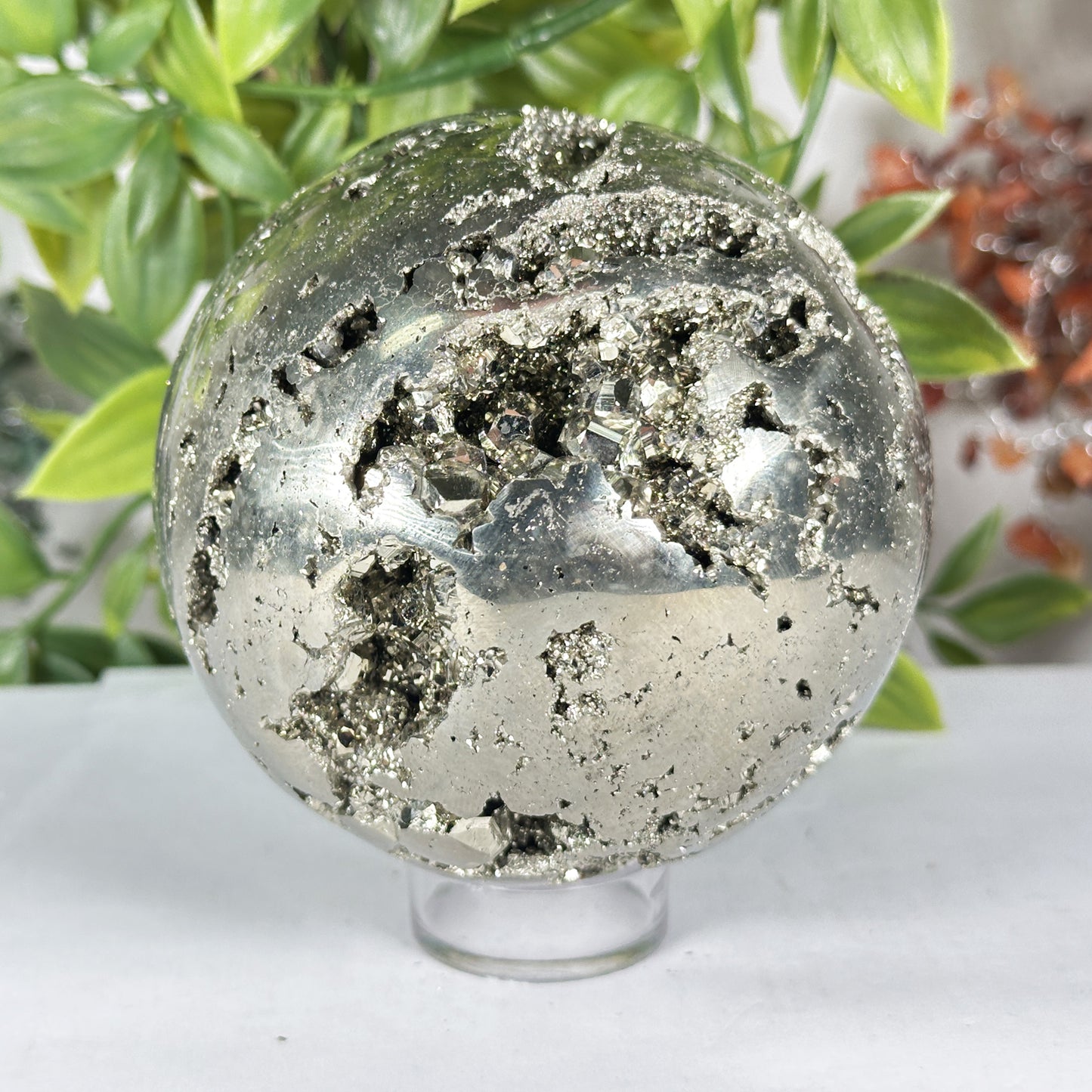 Polished Pyrite Sphere - Gem Avenue Retail