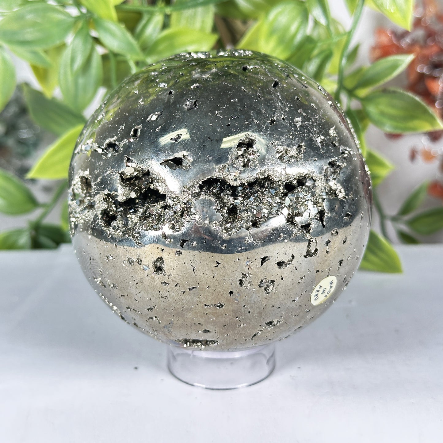 Polished Pyrite Sphere - Gem Avenue Retail
