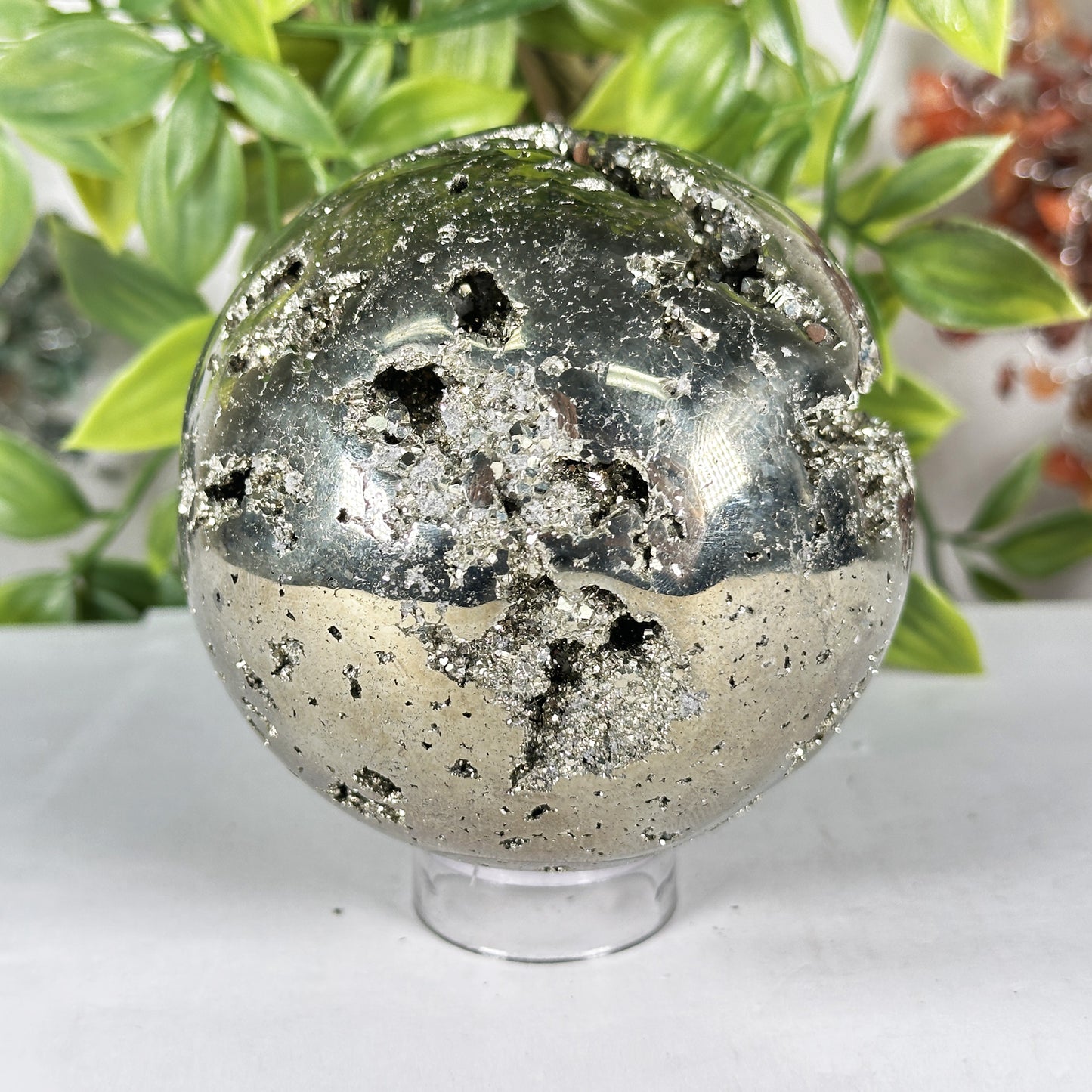 Polished Pyrite Sphere - Gem Avenue Retail
