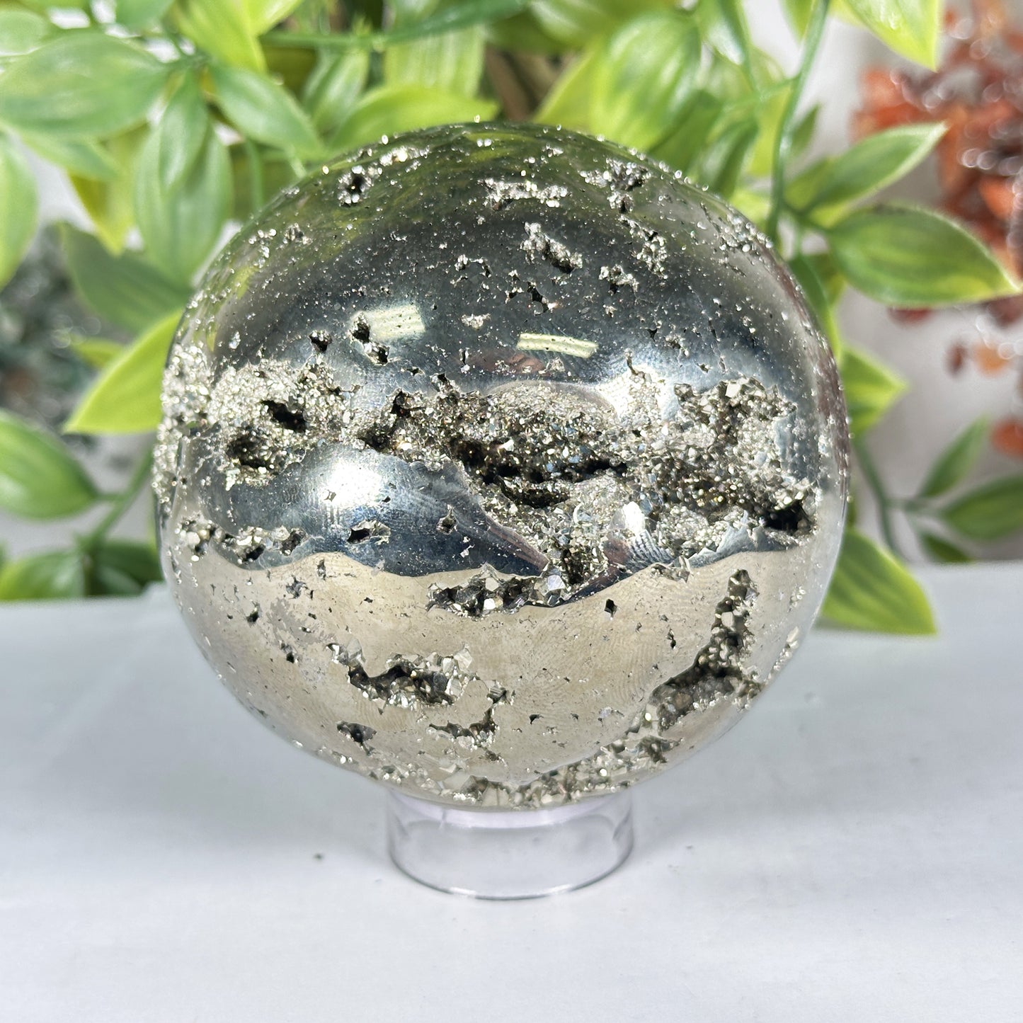 Polished Pyrite Sphere - Gem Avenue Retail