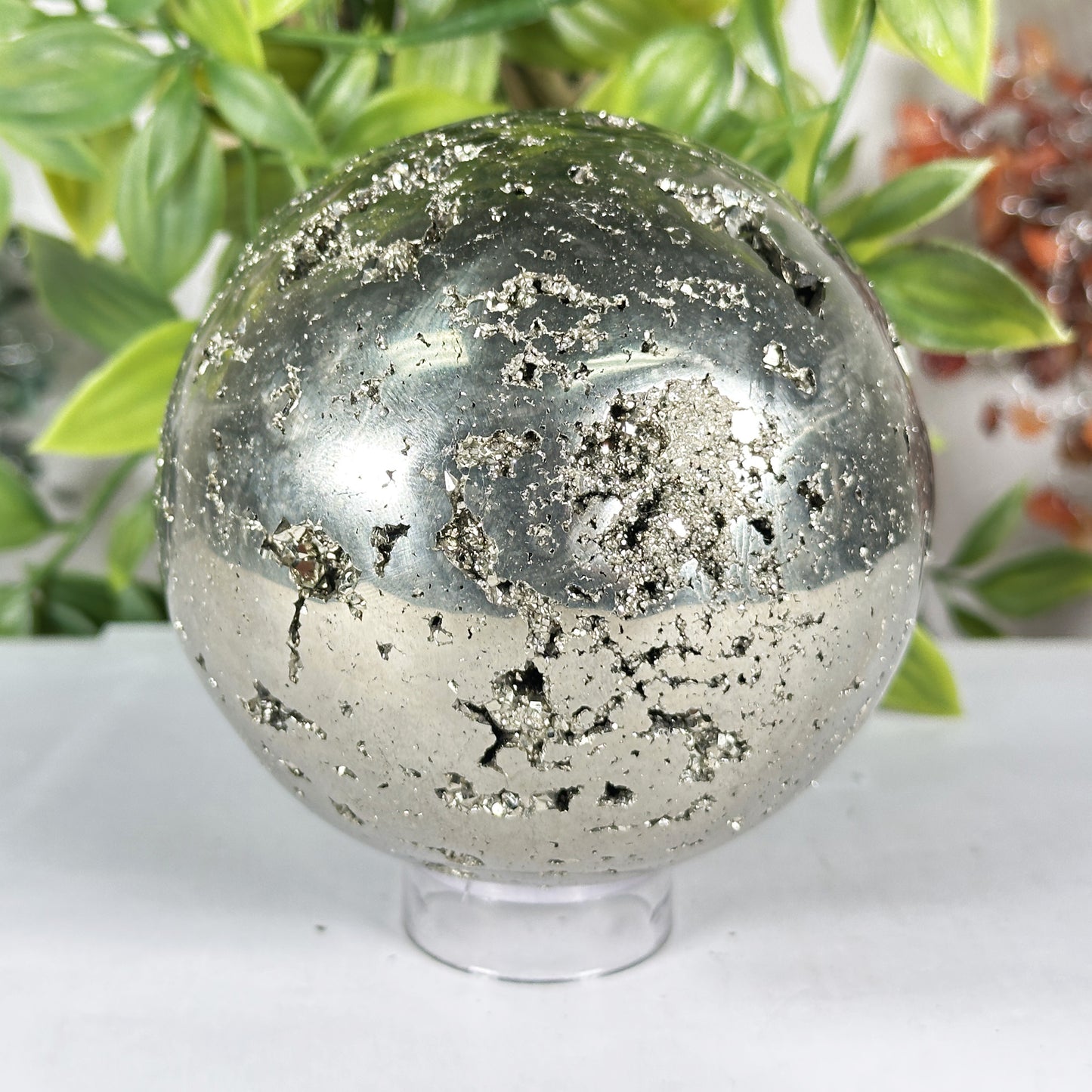 Polished Pyrite Sphere - Gem Avenue Retail