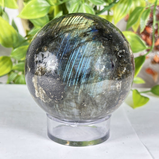 Polished Labradorite Crystal Sphere - Gem Avenue Retail