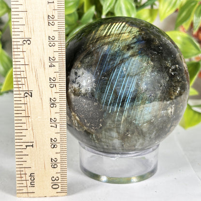 Polished Labradorite Crystal Sphere - Gem Avenue Retail