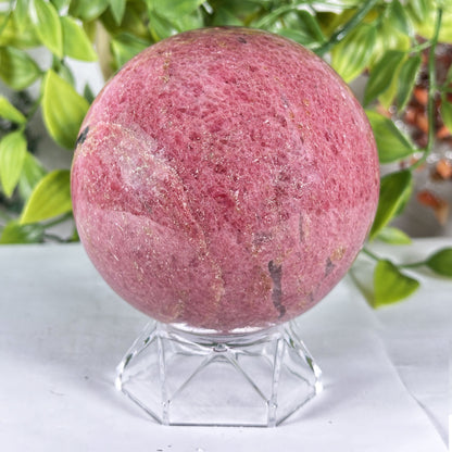 Polished Rhodonite Sphere - Gem Avenue Retail
