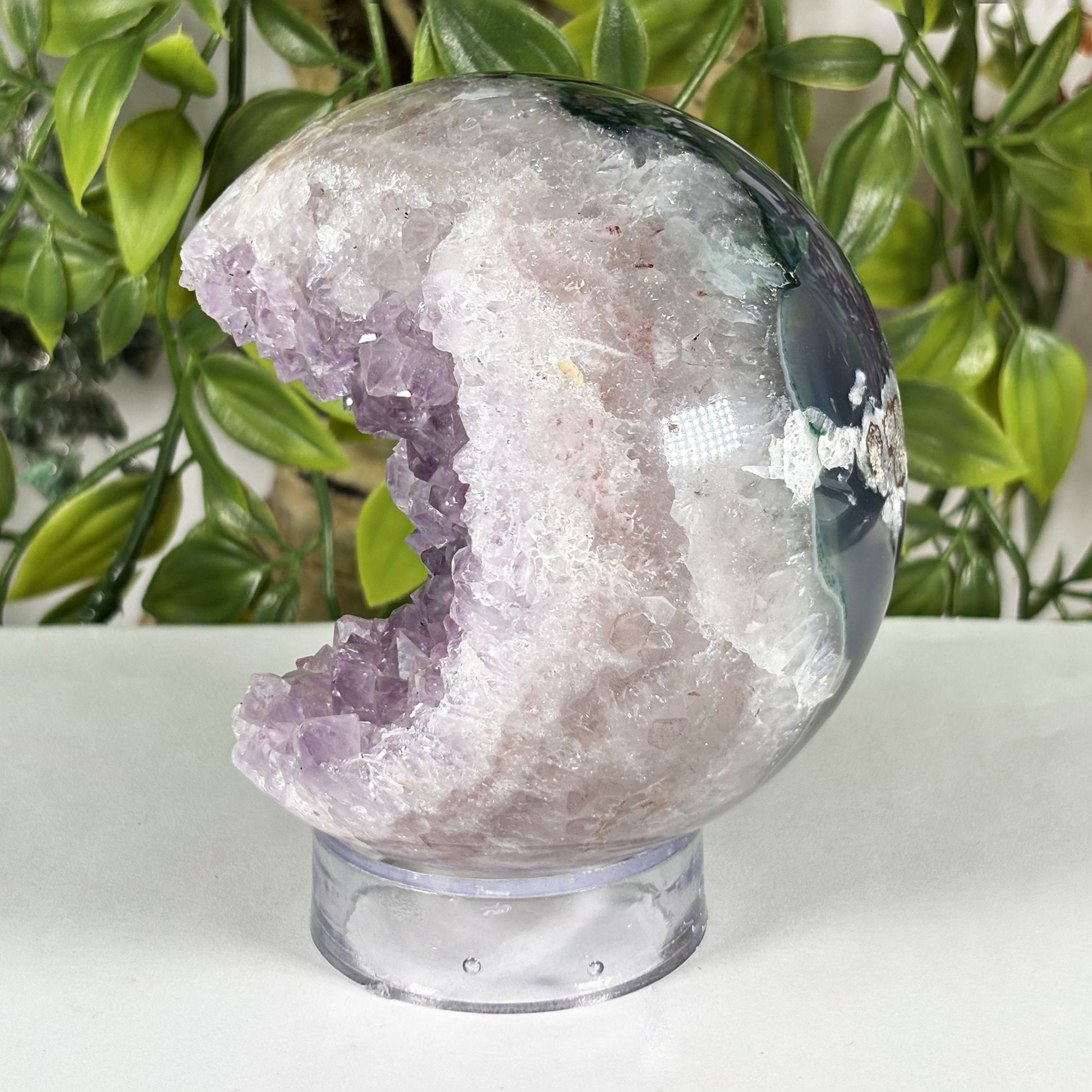Amethyst Crystal Sphere -Gem Avenue Retail