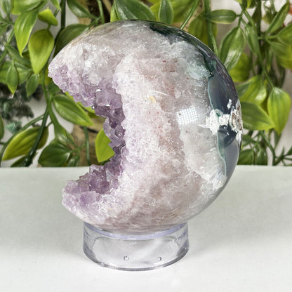Amethyst Crystal Sphere -Gem Avenue Retail