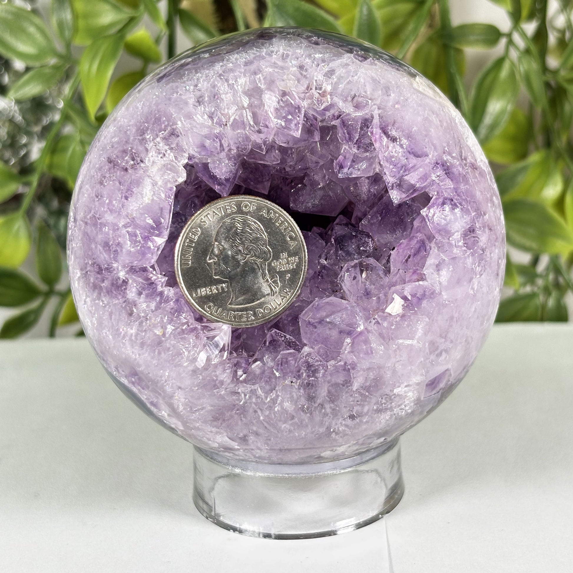 Amethyst Crystal Sphere - Gem Avenue Retail