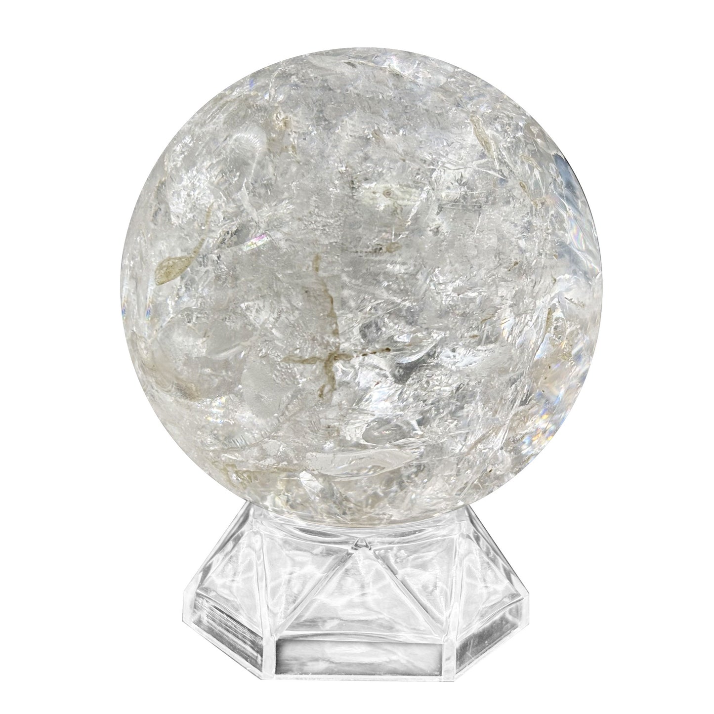 Clear Quartz Crystal Sphere - Gem Avenue Retail