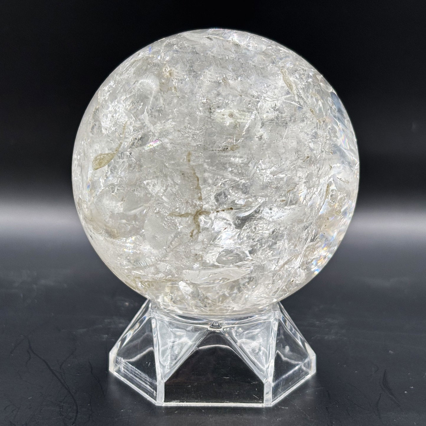 Clear Quartz Crystal Sphere - Gem Avenue Retail