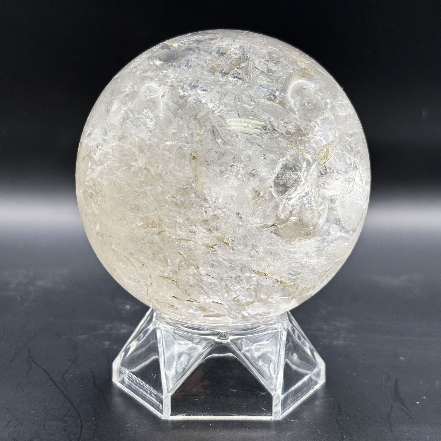Clear Quartz Crystal Sphere - Gem Avenue Retail