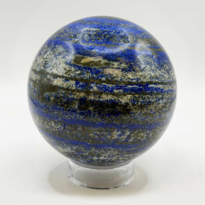 Natural Lapis Lazuli Crystal Sphere 3" Gemstone Display Specimen - Gem Avenue Retail