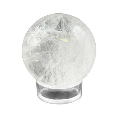 Natural Clear Quartz Crystal Sphere 2.5" - Gem Avenue Retail