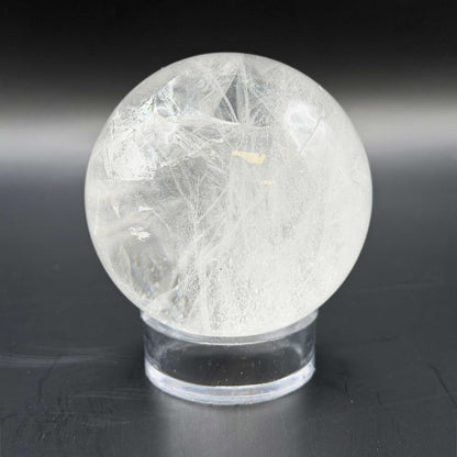 Natural Clear Quartz Crystal Sphere 2.5" - Gem Avenue Retail