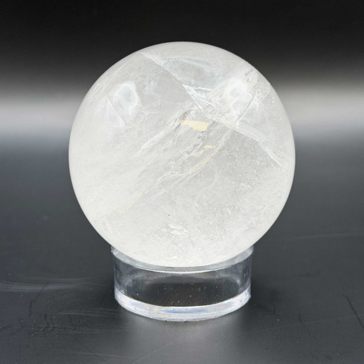 Natural Clear Quartz Crystal Sphere 2.5" - Gem Avenue Retail