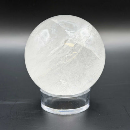 Natural Clear Quartz Crystal Sphere 2.5" - Gem Avenue Retail