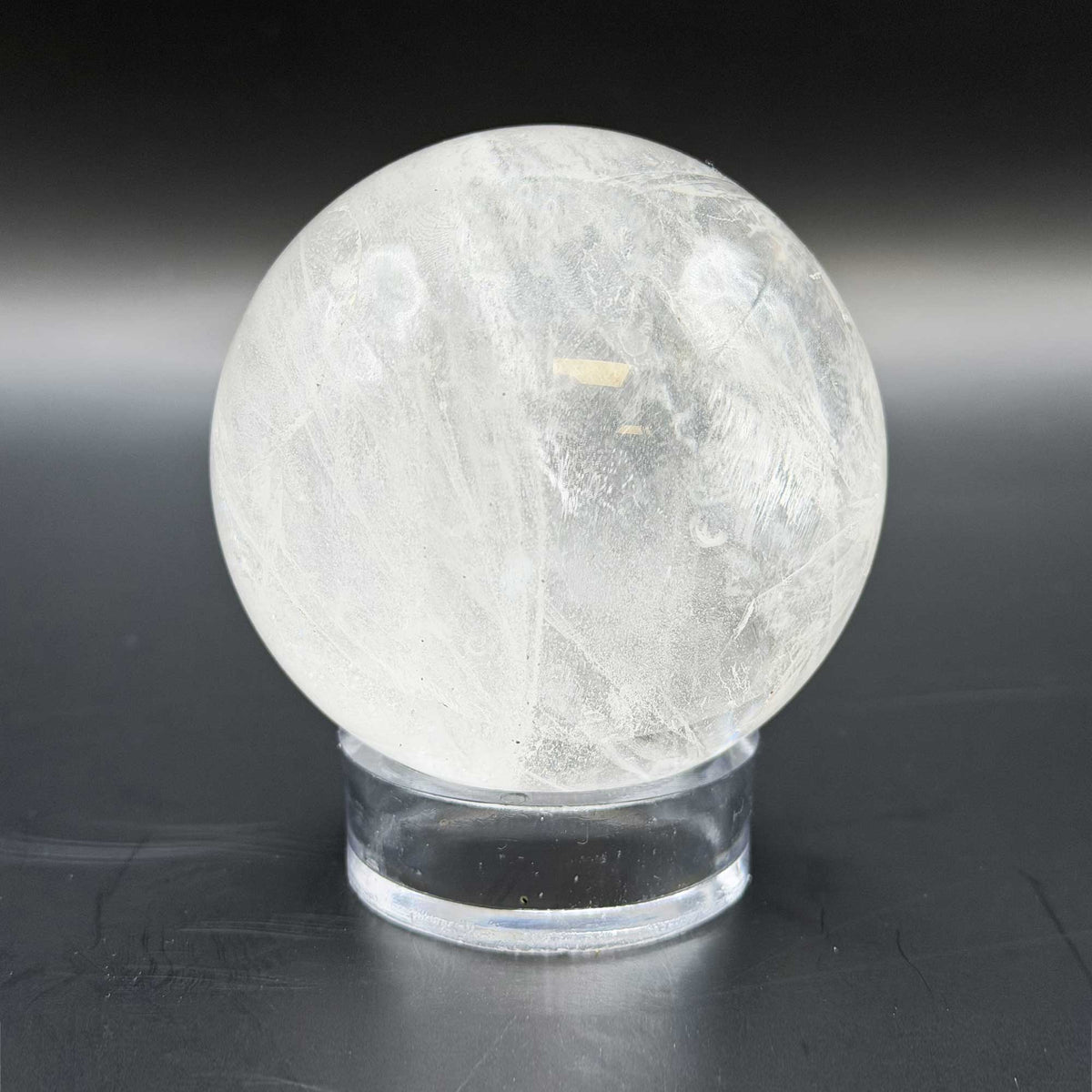 Natural Clear Quartz Crystal Sphere 2.5" - Gem Avenue Retail