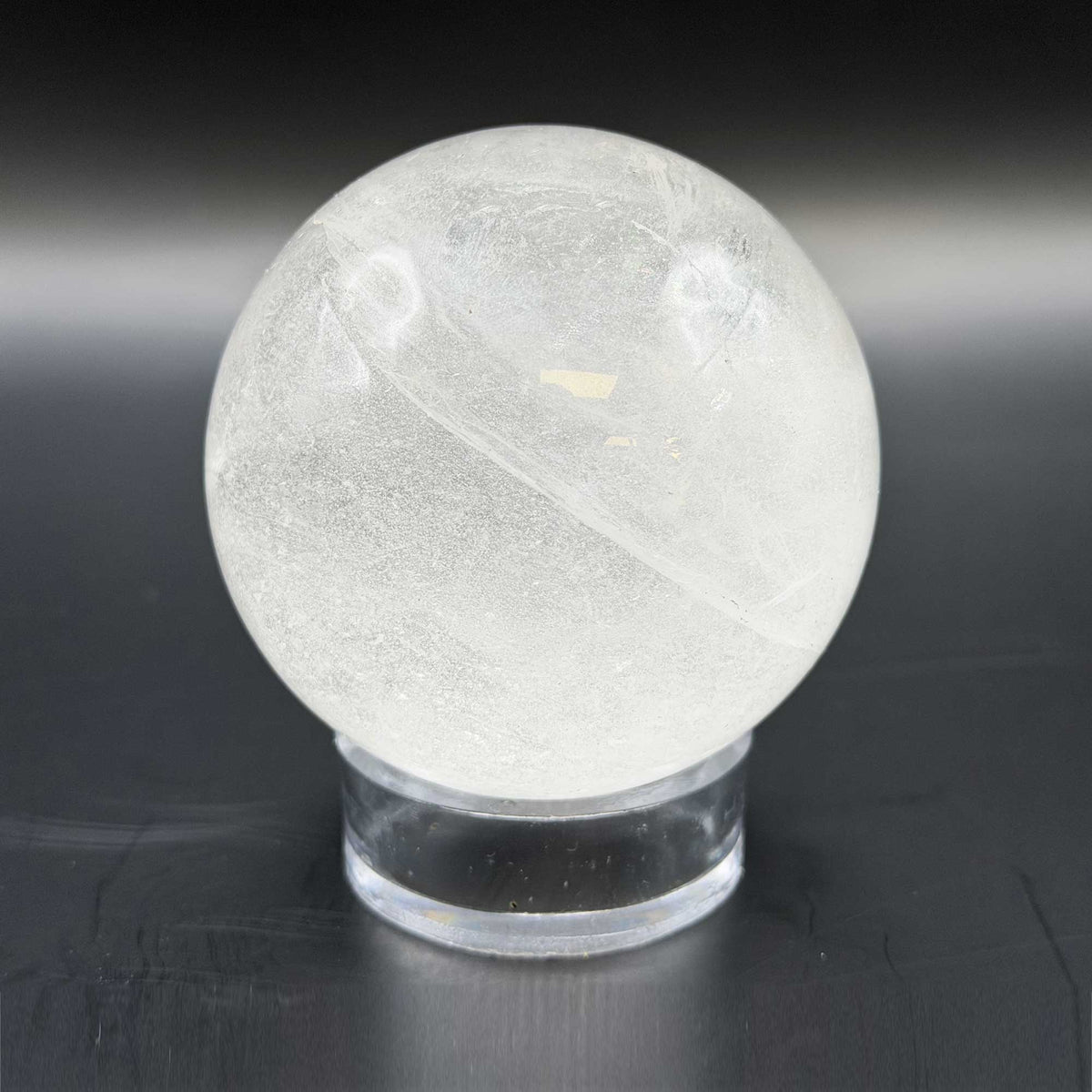 Natural Clear Quartz Crystal Sphere 2.5" - Gem Avenue Retail