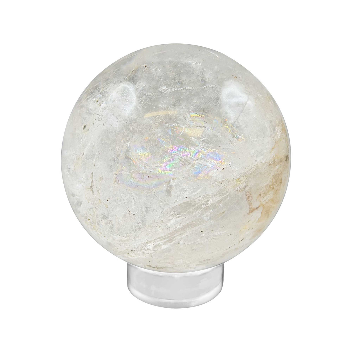 Natural Clear Quartz Crystal Sphere 2.5" - Gem Avenue Retail