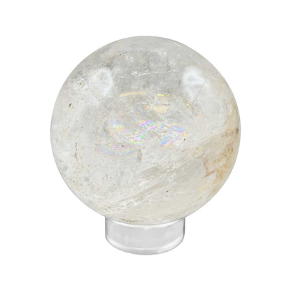 Natural Clear Quartz Crystal Sphere 2.5" - Gem Avenue Retail