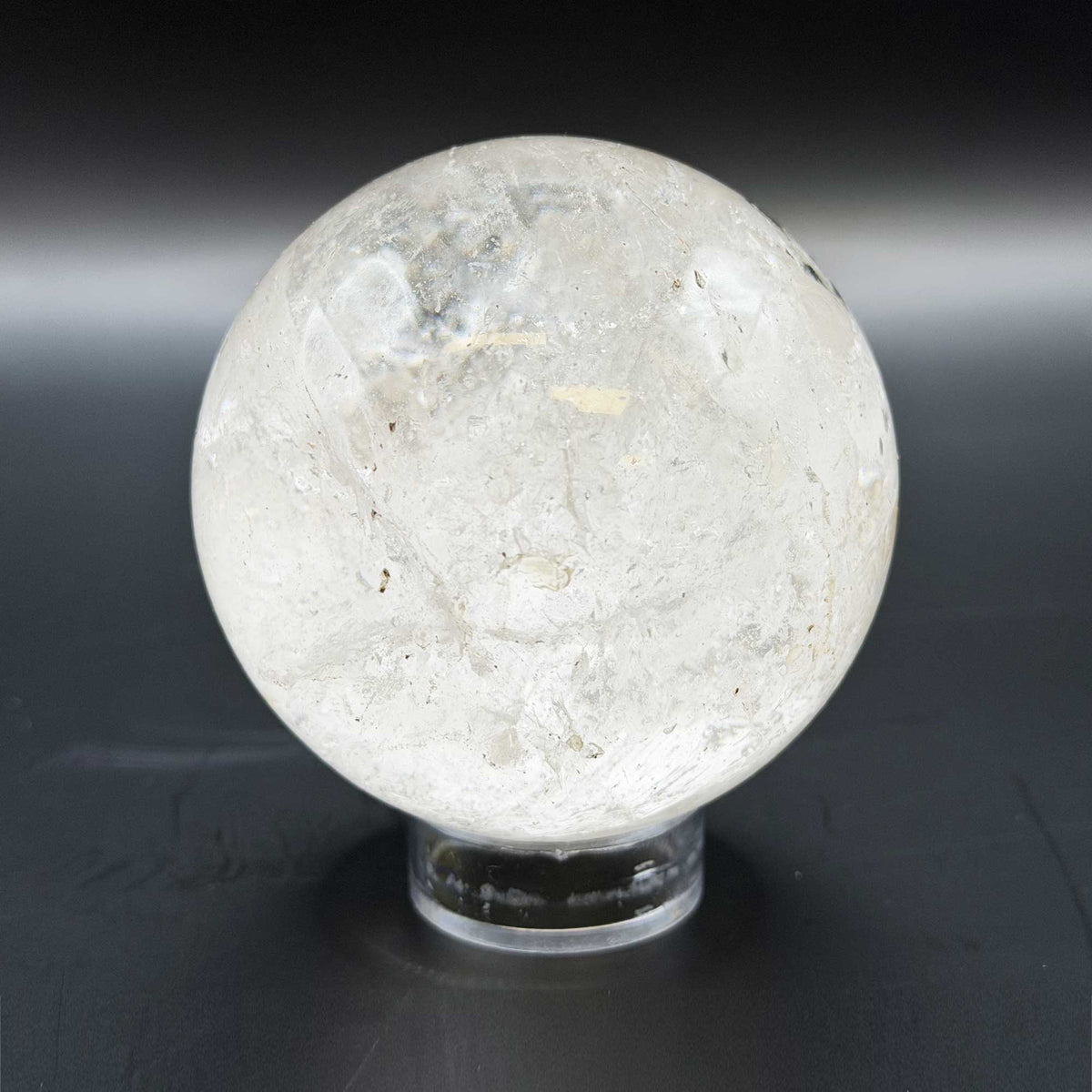 Natural Clear Quartz Crystal Sphere 2.5" - Gem Avenue Retail