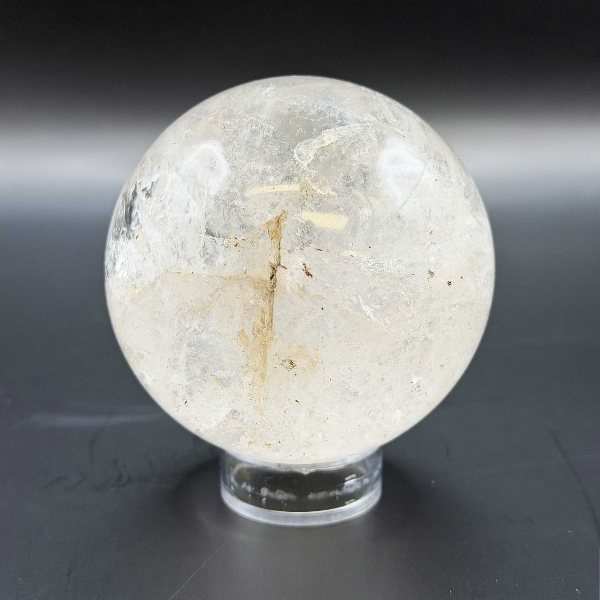 Natural Clear Quartz Crystal Sphere 2.5" - Gem Avenue Retail