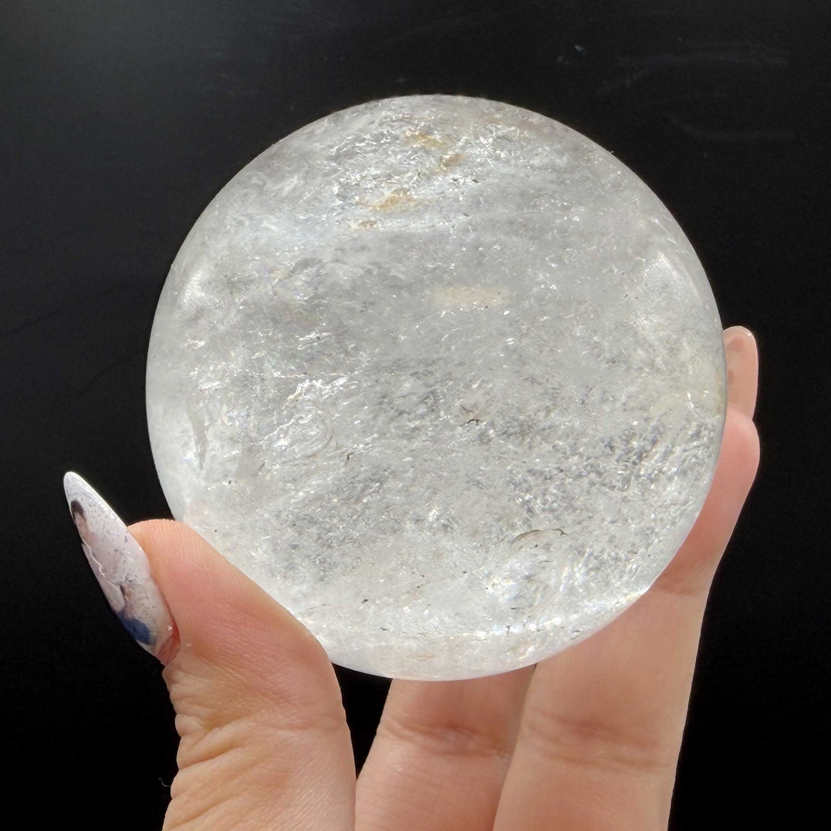 Natural Clear Quartz Crystal Sphere 2" - Gem Avenue Retail