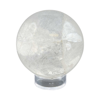 Natural Clear Quartz Crystal Sphere 3" - Gem Avenue Retail