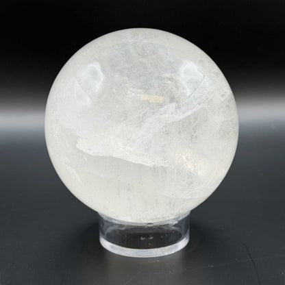 Natural Clear Quartz Crystal Sphere 3" - Gem Avenue Retail