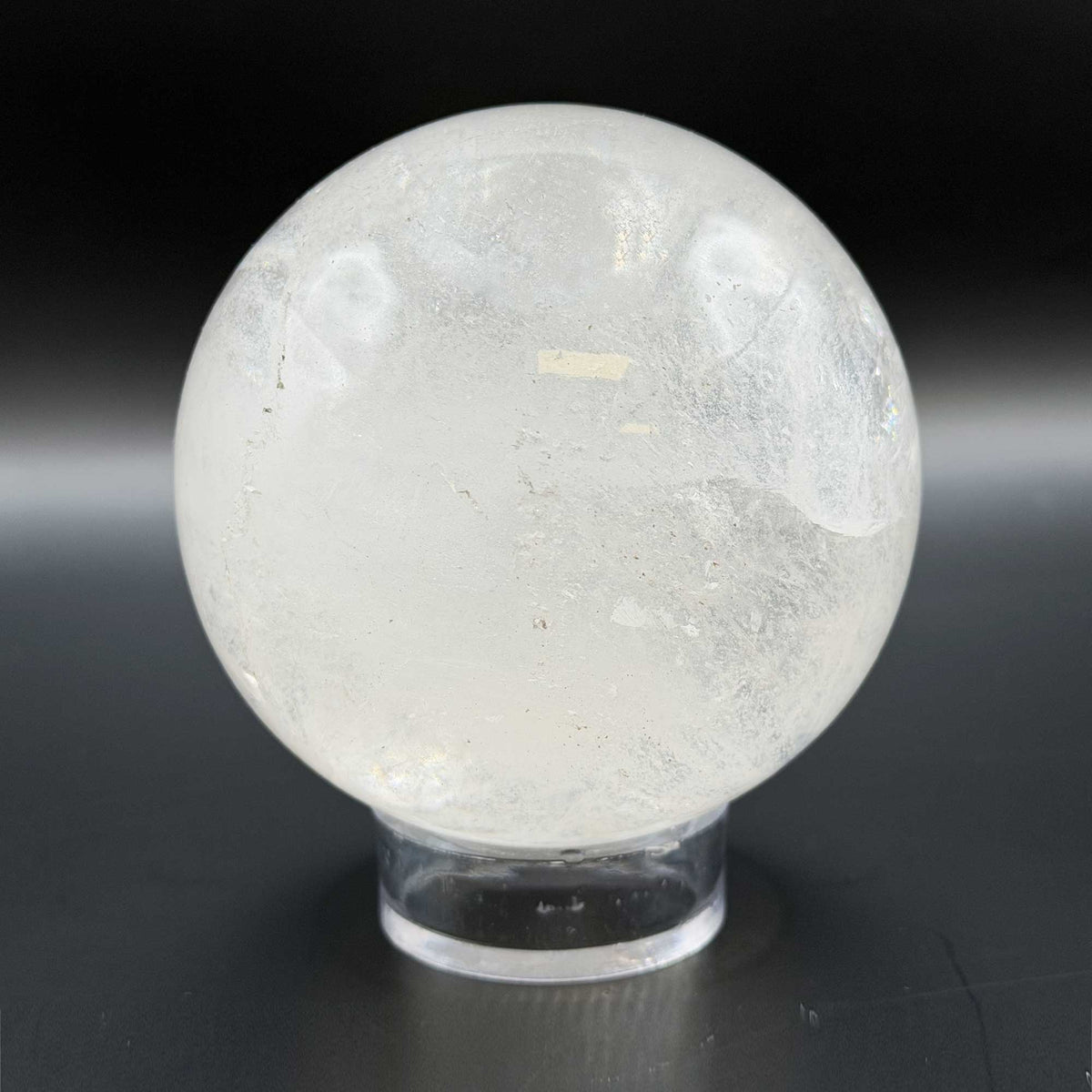 Natural Clear Quartz Crystal Sphere 3" - Gem Avenue Retail