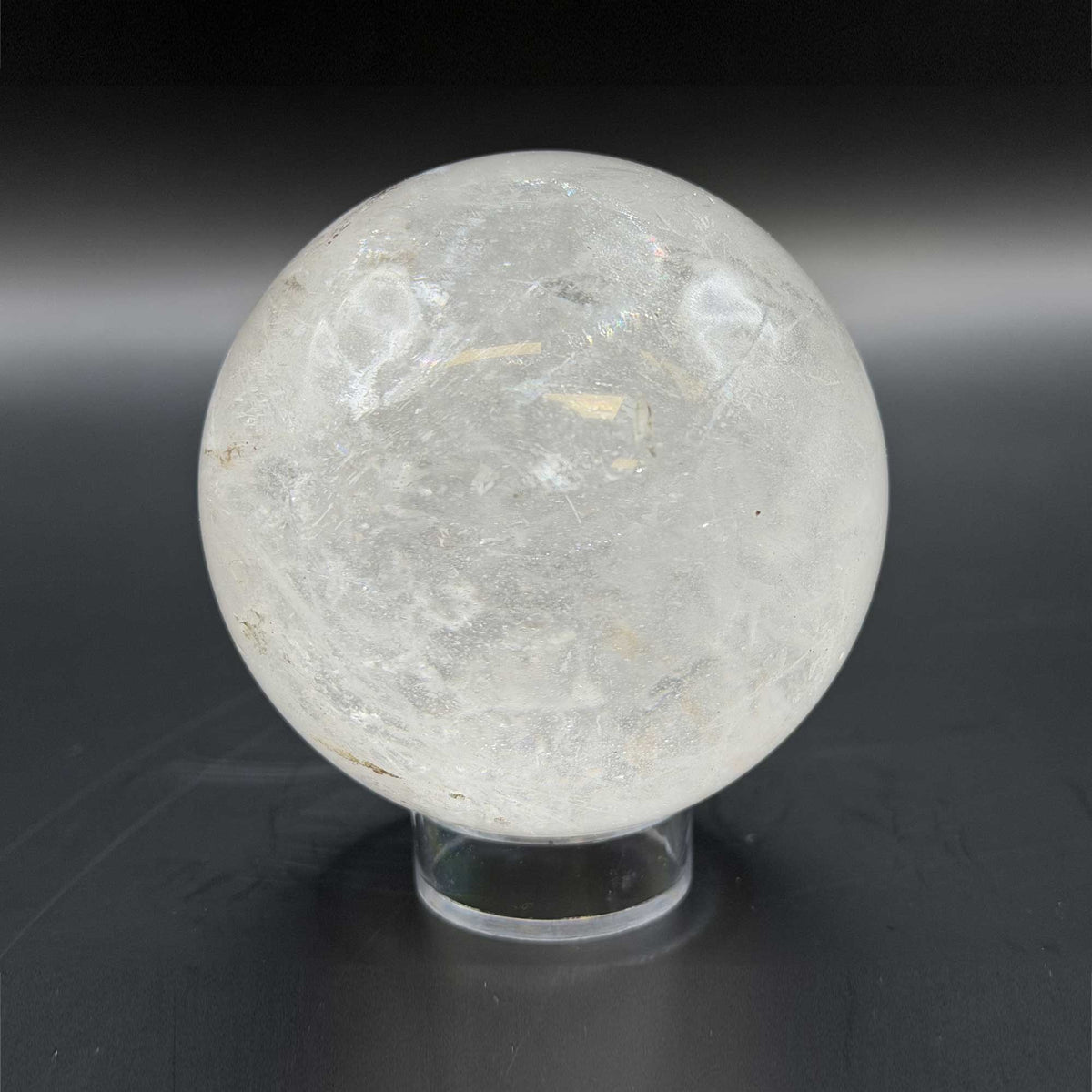 Natural Clear Quartz Crystal Sphere 2.5" - Gem Avenue Retail