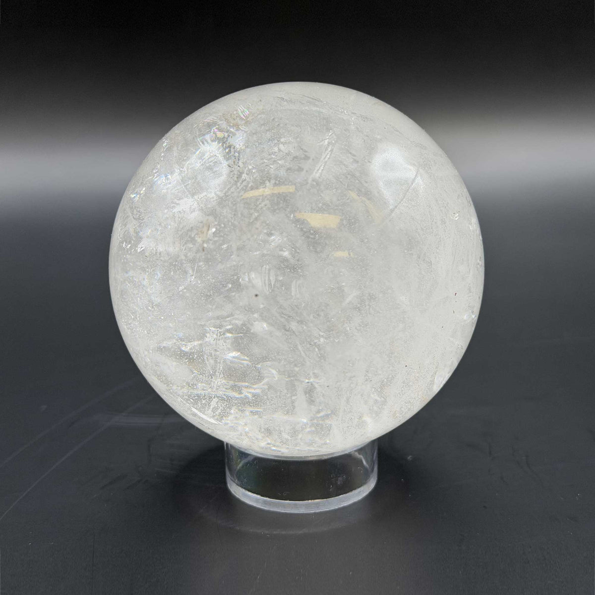 Natural Clear Quartz Crystal Sphere 2.5" - Gem Avenue Retail