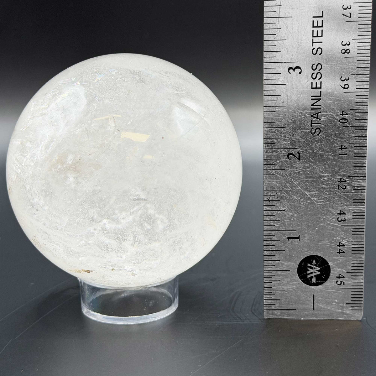 Natural Clear Quartz Crystal Sphere 2.5" - Gem Avenue Retail