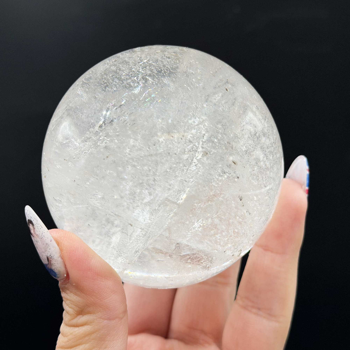 Natural Clear Quartz Crystal Sphere 2" - Gem Avenue Retail