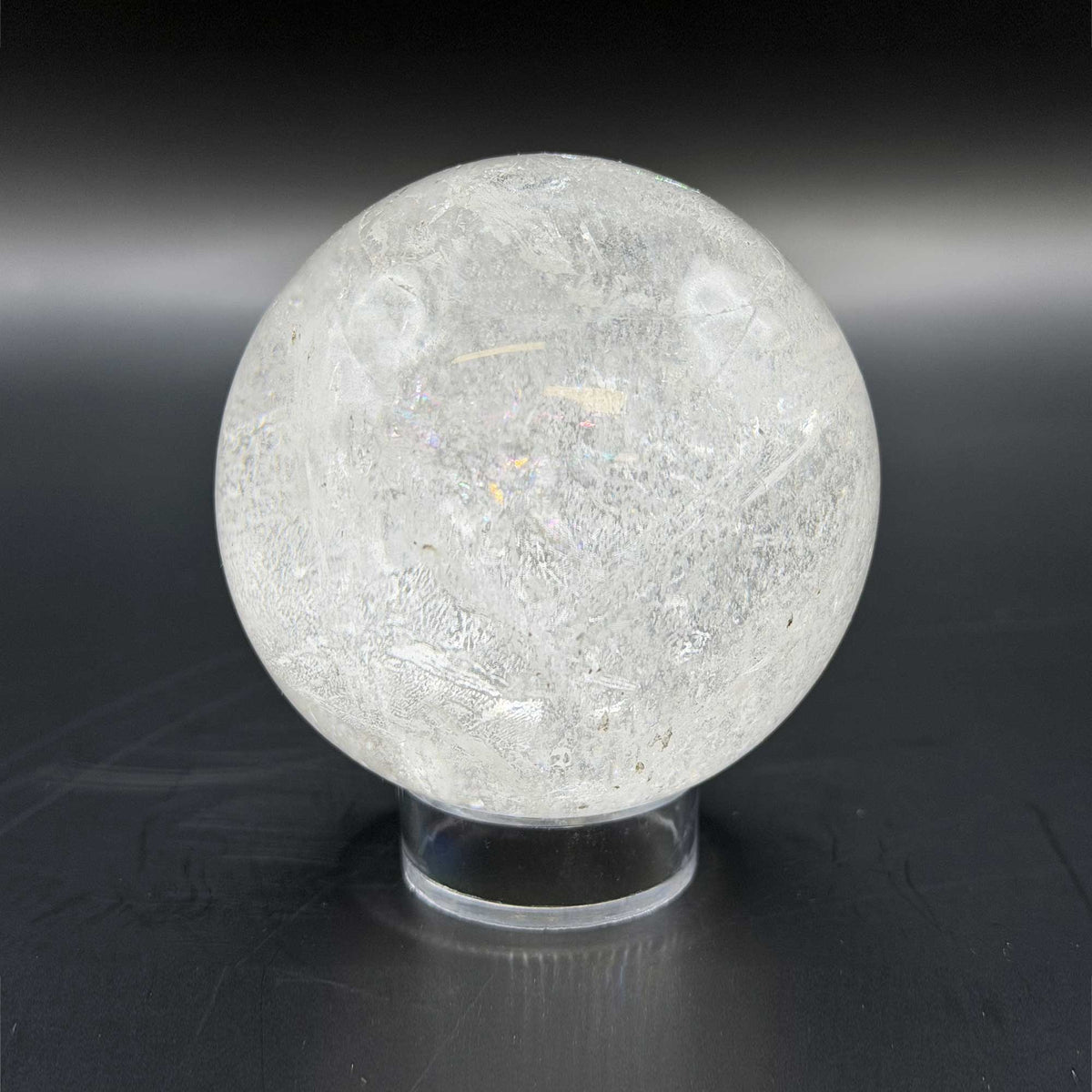 Natural Clear Quartz Crystal Sphere 2" - Gem Avenue Retail