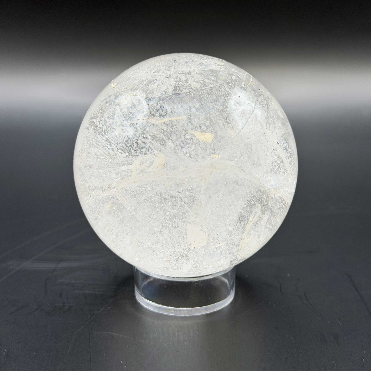 Natural Clear Quartz Crystal Sphere 2" - Gem Avenue Retail