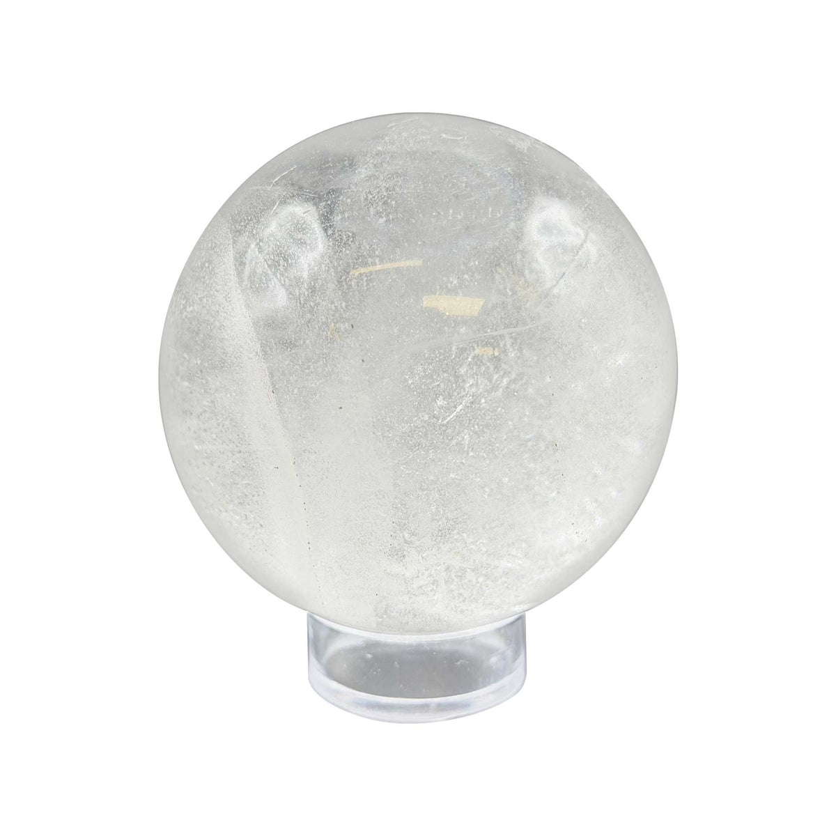 Clear Quartz Crystal Sphere 2.5" - Gem Avenue Retail