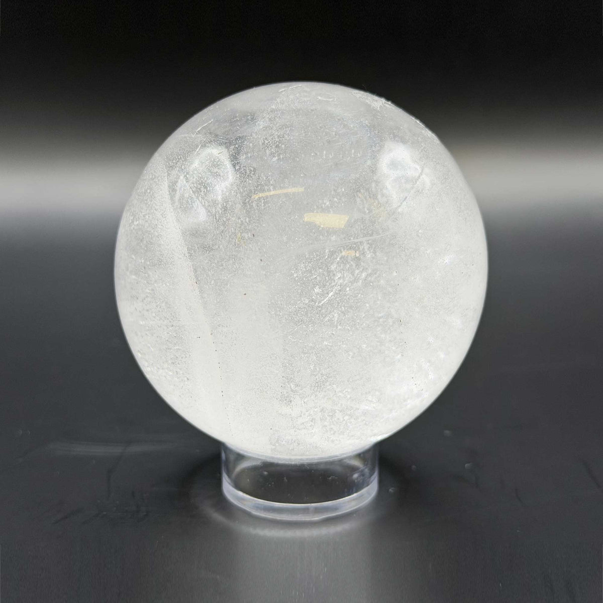 Clear Quartz Crystal Sphere 2.5" - Gem Avenue Retail