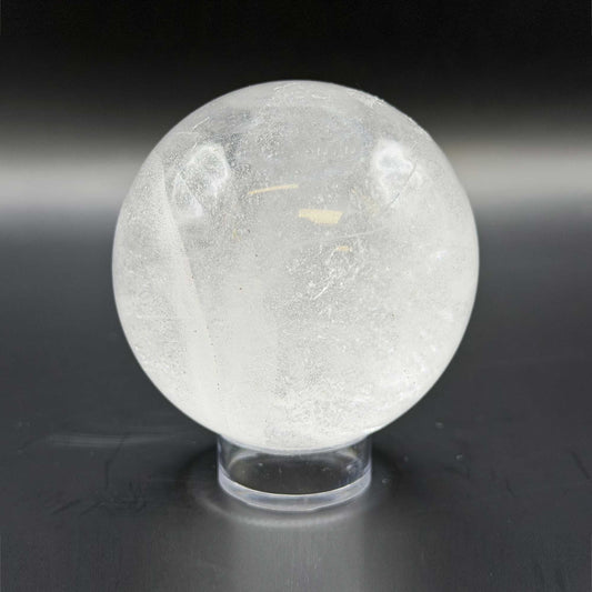 Clear Quartz Crystal Sphere 2.5" - Gem Avenue Retail