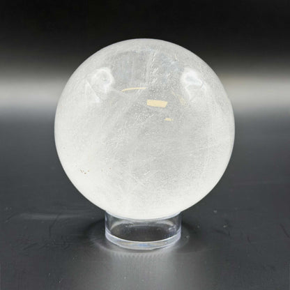 Clear Quartz Crystal Sphere 2.5" - Gem Avenue Retail