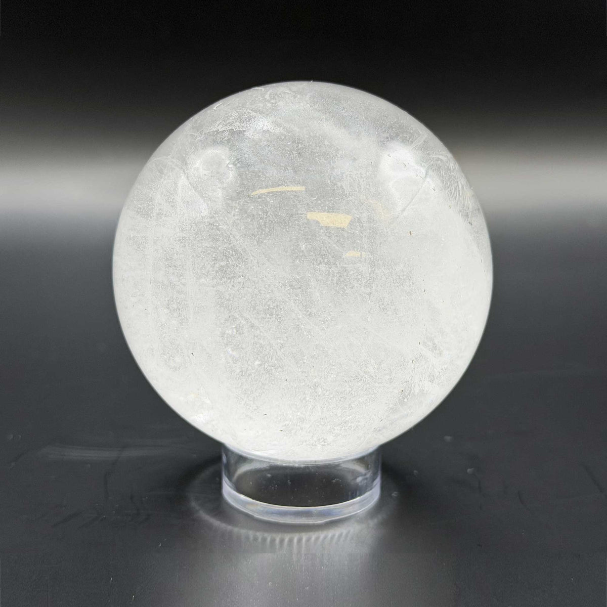 Clear Quartz Crystal Sphere 2.5" - Gem Avenue Retail