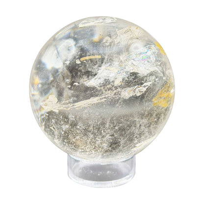 Natural Clear Quartz Crystal Sphere - Gem Avenue Retail