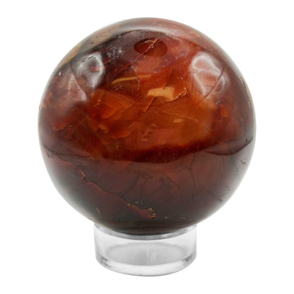 Natural Carnelian Crystal Sphere - Gem Avenue Retail