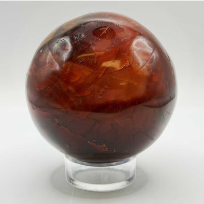 Natural Carnelian Crystal Sphere - Gem Avenue Retail