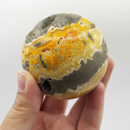 Bumble Bee Jasper Crystal Sphere - Gem Avenue Retail
