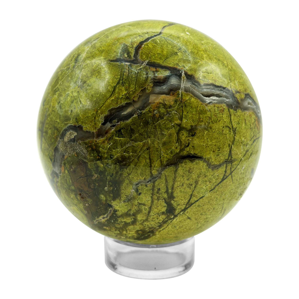 Green Opal Crystal Sphere - Gem Avenue Retail